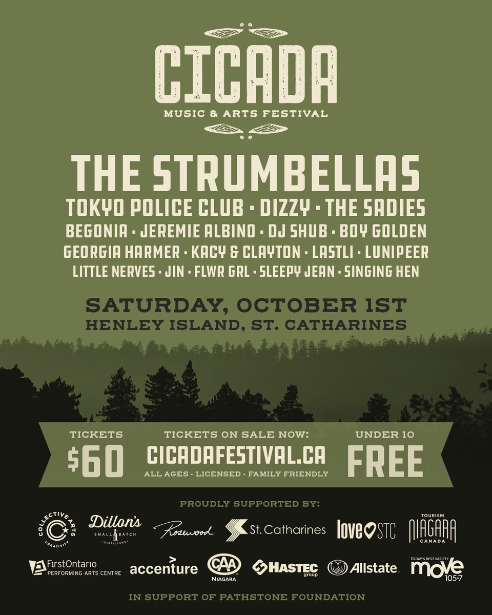 The clock is ticking down! Do you have your tickets to #Niagara's homegrown indie music festival? General Admission & (limited) VIP tickets still available: bit.ly/3aZq3pm