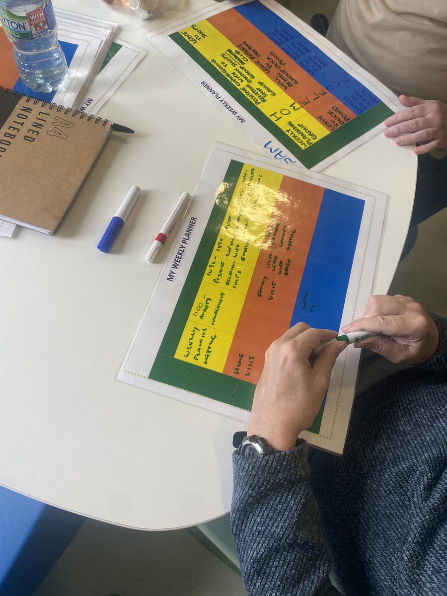 LauratomkinsB's tweet photo. Monday Motivation… New Week New Goals.. Weekly Planning Group 🤩🌈 #powerofot #smartgoals #MotivationMonday @OT_EmmaB @Mersey_Care @katiemadden95 @LauraSpooner796 @BethFawcett68 @NandaDayalan https://t.co/xguMV4zuvs