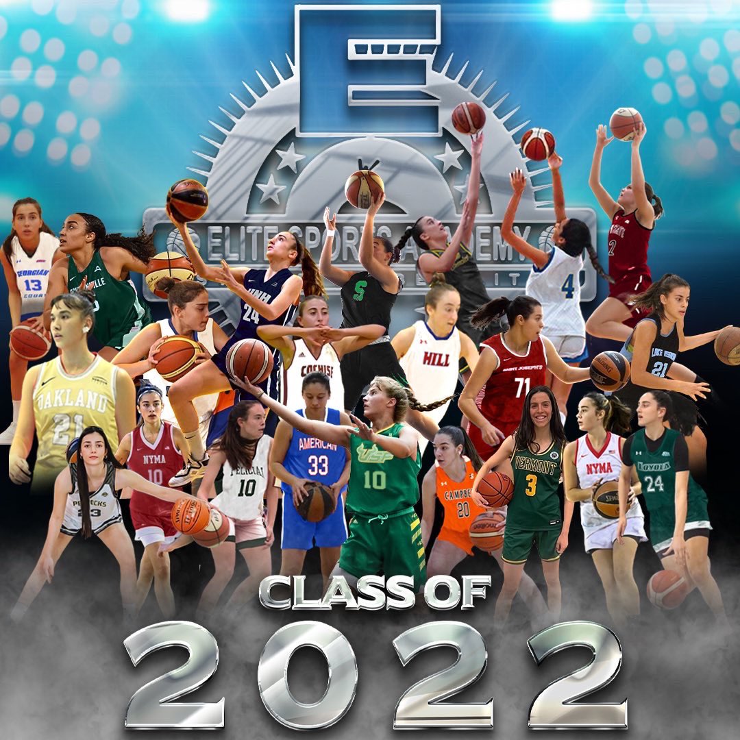 Elite Sports Academy 🏀🎓 (@elitesportsesp) on Twitter photo ⚫️⚪️ Orgullos@s de vosotras 🤗
2022 class Freshman’s
🏀 <a href="/MarchMadnessWBB/">NCAA March Madness</a> ⛹🏻♀️ 26
🏀 <a href="/NCAADII/">NCAA Division II</a> ⛹🏻♀️ 6
🏀 <a href="/PlayNAIA/">NAIA</a> ⛹🏻♀️ 3
🏀 <a href="/NJCAA/">NJCAA</a> ⛹🏻♀️ 6
🏀 Prep school ⛹🏻♀️ 2
🔝 Muchísimas Felicidades 🔝 ⚫️⚪️ Orgullos@s de vosotras 🤗
2022 class Freshman’s
🏀 <a href="/MarchMadnessWBB/">NCAA March Madness</a> ⛹🏻♀️ 26
🏀 <a href="/NCAADII/">NCAA Division II</a> ⛹🏻♀️ 6
🏀 <a href="/PlayNAIA/">NAIA</a> ⛹🏻♀️ 3
🏀 <a href="/NJCAA/">NJCAA</a> ⛹🏻♀️ 6
🏀 Prep school ⛹🏻♀️ 2
🔝 Muchísimas Felicidades 🔝