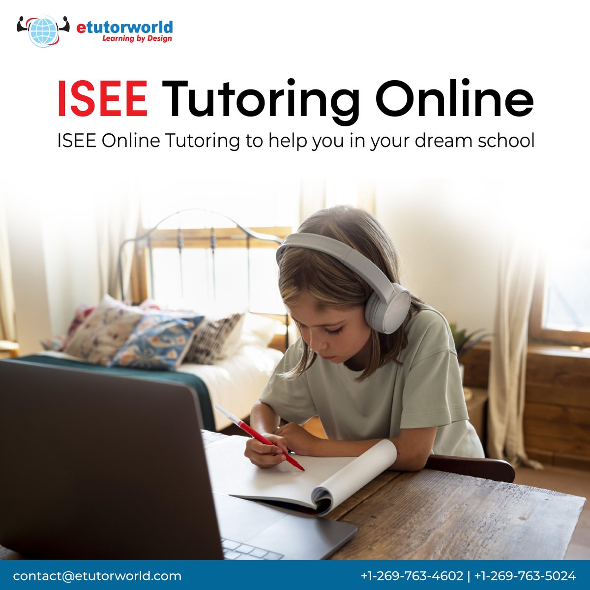 etutorworld's tweet photo. ISEE or Independent School Entrance Exam is an admission test for independent private schools in the US.  ISEE Test has 4 Levels: Primary (2-4 Grades), Lower (5-6 Grades), Middle (7-8 Grades), and Upper (9-12 Grades). 
#etutorworld #onlinetutoring #ISEE #ISEEtest #education https://t.co/FH7k3rvzZm