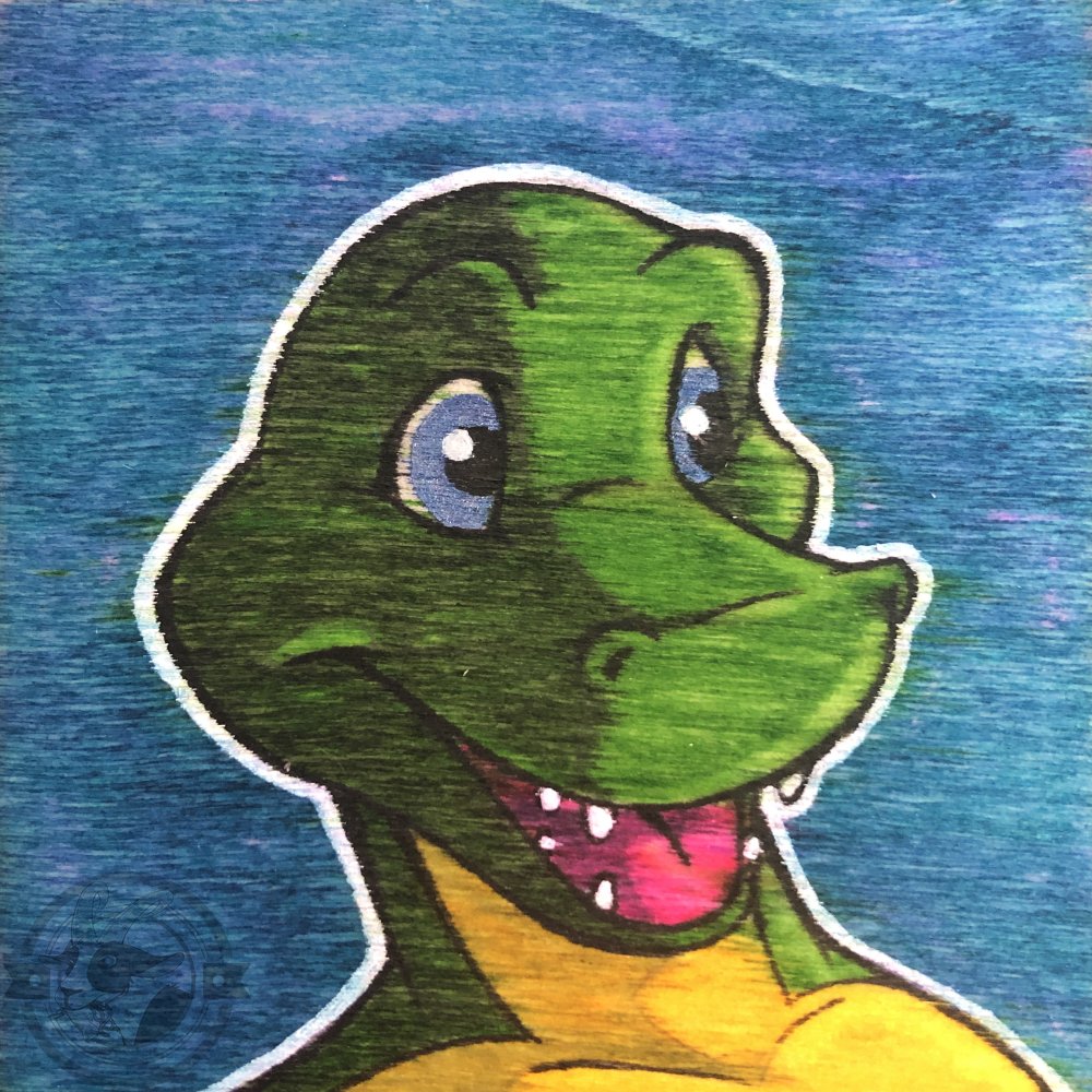 TanngrisnirBook's tweet photo. Talisa Wooden Tile https://t.co/SErMuqGNxh #art #furry https://t.co/puGvfvThFz