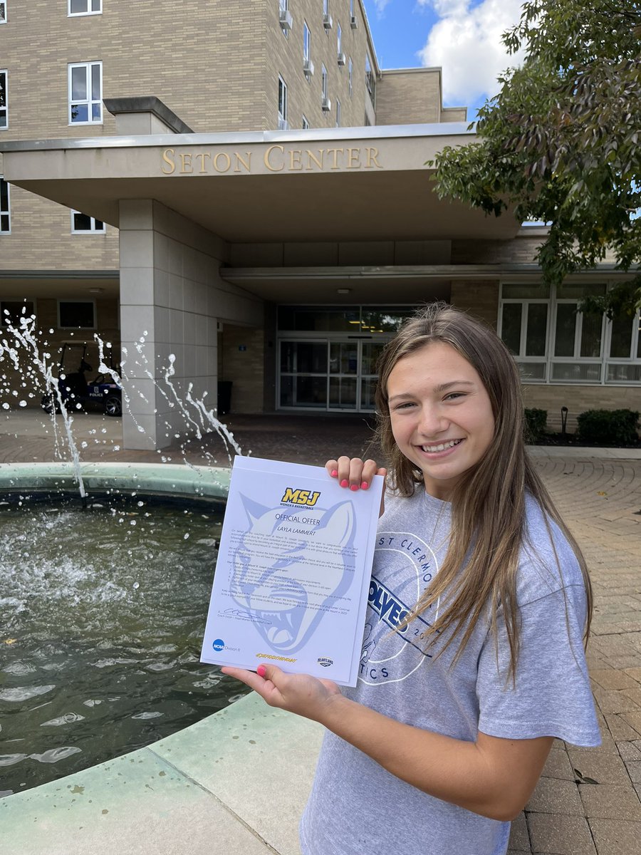 Excited to receive an offer to play for <a href="/MSJ_WomensHoops/">Mount Women's Basketball</a> !! Thank you <a href="/CoachElston33/">Maisie Elston</a> for this opportunity!