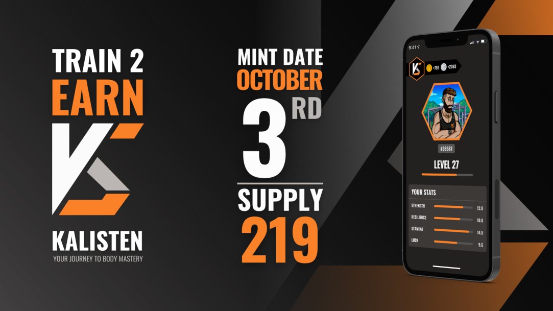 kalistenapp's tweet photo. This week will get insane!! 💪

Mark the date and join our discord! 🔥

https://t.co/MP6gp4oFFk

#SolanaNFTs #fitness #Solana #train2earn https://t.co/itrNCJ78Ly