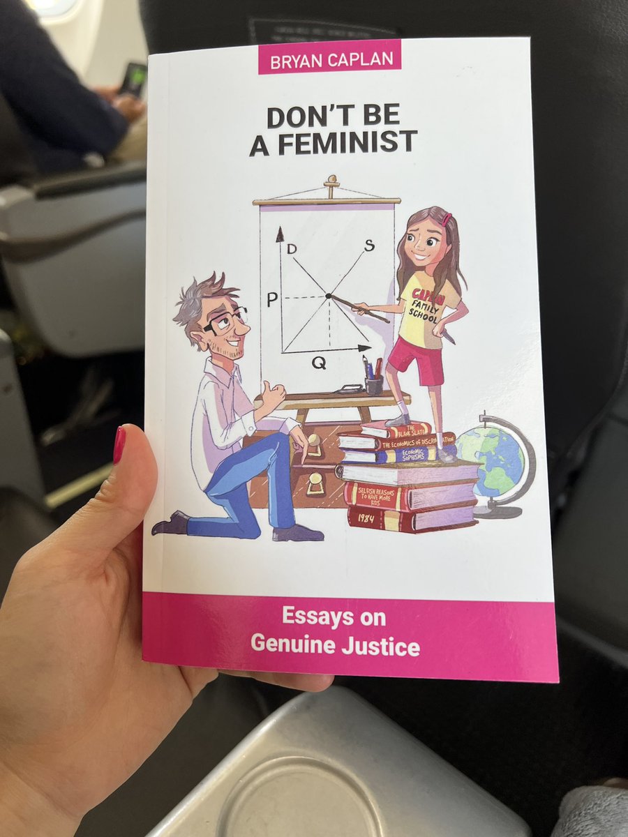 Reading “Don’t Be A Feminist” by Professor @bryan_caplan in preparation for our interview tomorrow. Also “The Case Against Education” & “Open Borders: The Science and Ethics of Immigration.” Something to offend everyone! What would you ask this prolific contrarian economist?