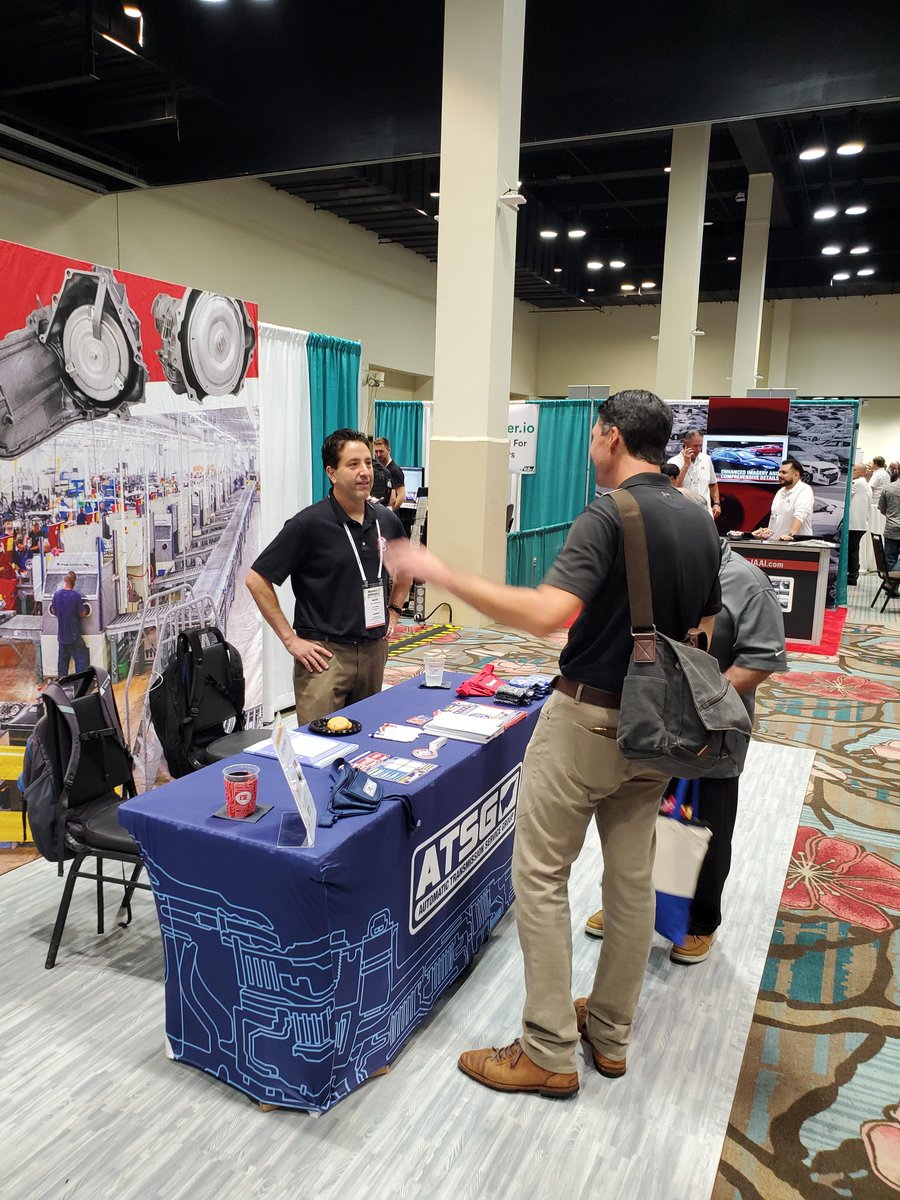 ATSGcompany's tweet photo. ATSG had so much fun at the Automotive Recyclers Association show this past weekend! Automotive Recycling facilities play a huge role in the vehicle repair market, and we are proud to attend this show every year.  #atsgtech #automotiverecyclers #ara #recyclers #transmissionrepair https://t.co/qrrFDYhzzJ
