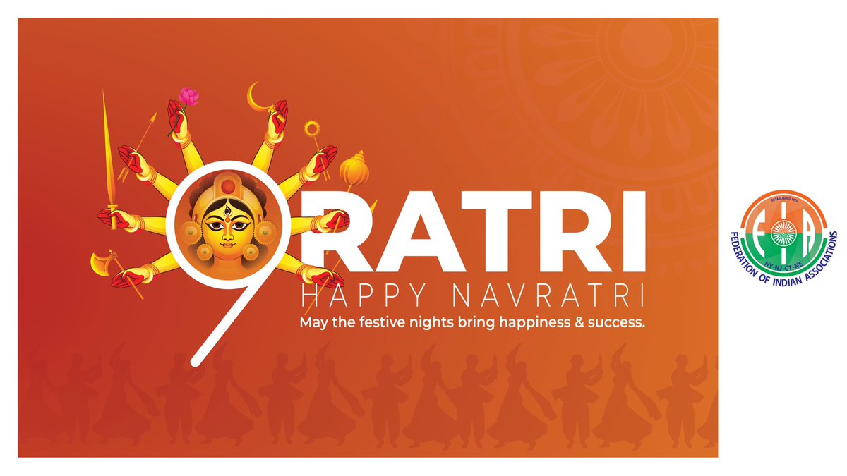 May the celebrations of Navratri brings joy , health and wealth to all of us. Happy Navratri to Everyone ! 🙏🏻 #Navratri #HappyNavratri2022 #maadurga #navratriwishes