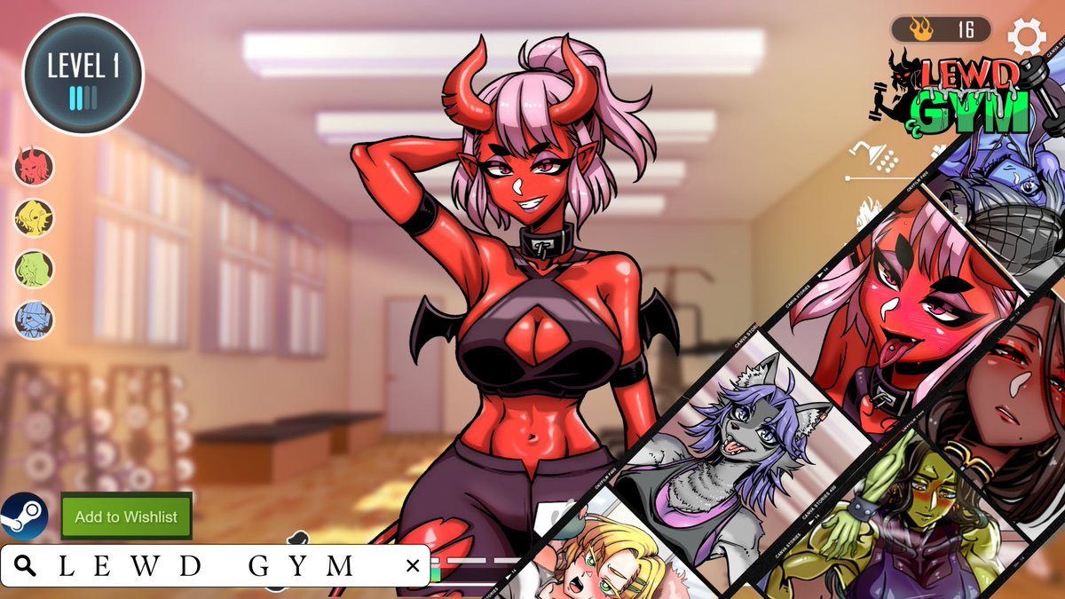 MangoPartyGames's tweet photo. Want to try some #orgasm control training ?!
#LEWDGYM
Running by cute monster girls using "Testosterone Control" exercise to train you.
#roguelike card game.
Complete your training and cum all week's semen in to them.
https://t.co/1ODLEjGdTG
#MangoParty #SEXUAL #NSFW https://t.co/042Fwx2zOt
