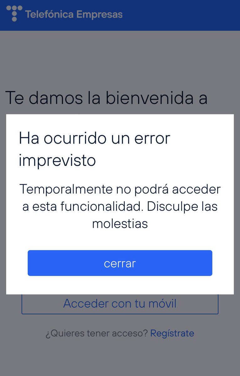 Javi_Sutil's tweet photo. @Telefonica @TE_pymes mejorando día a día, eliminan los teléfonos de atención al cliente y ponen una App que no funciona…
Servicio barato a precio caro. https://t.co/wpVDH8Dsox