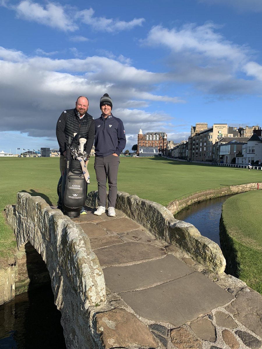 A_Cockerill's tweet photo. Can confirm St. Andrews is good for the soul.  What a place ⛳️ ⛳️ https://t.co/RCgj3VKNUW