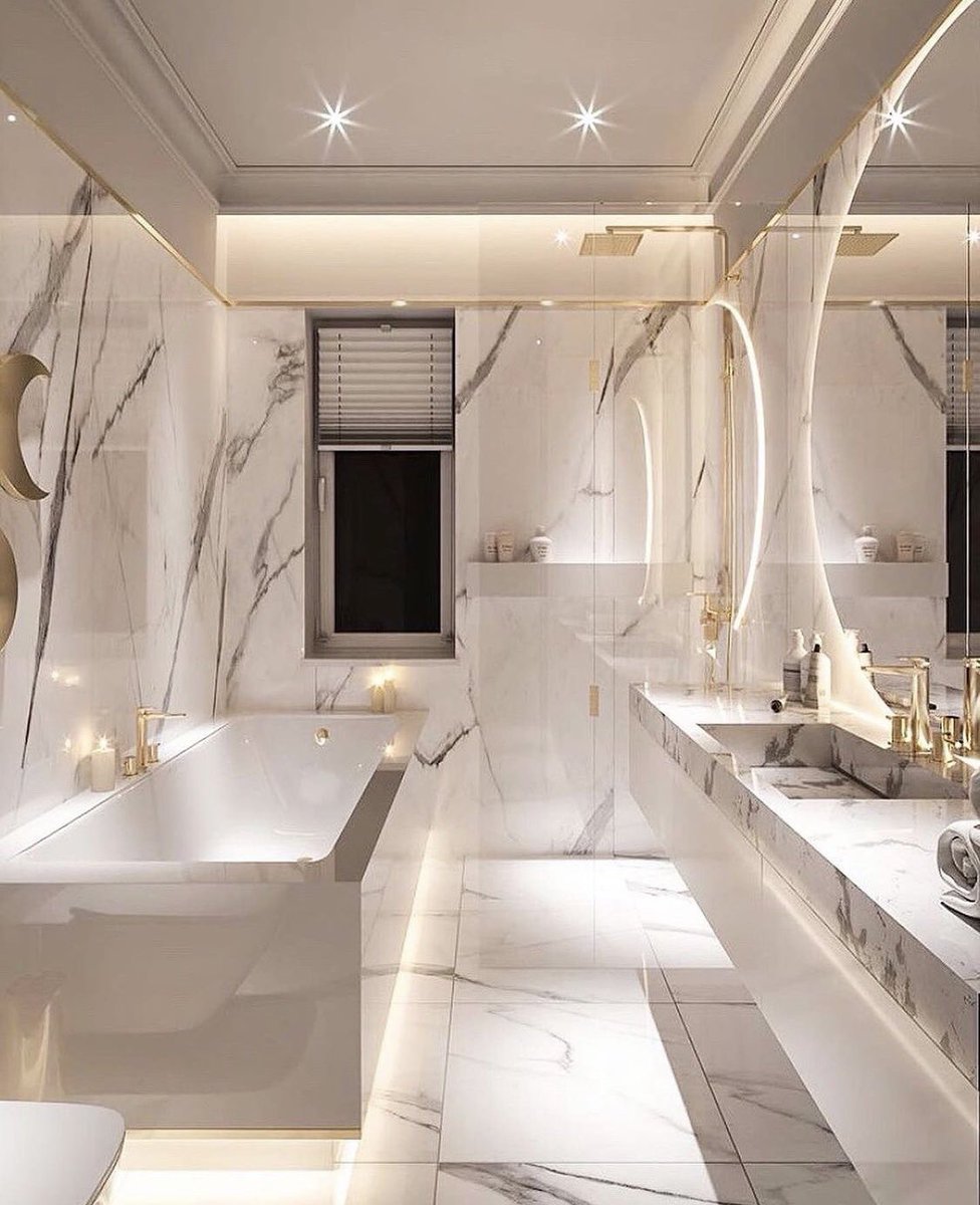 INTERIORBYHUT's tweet photo. I love everything about this bathroom https://t.co/3A36Uri0x2