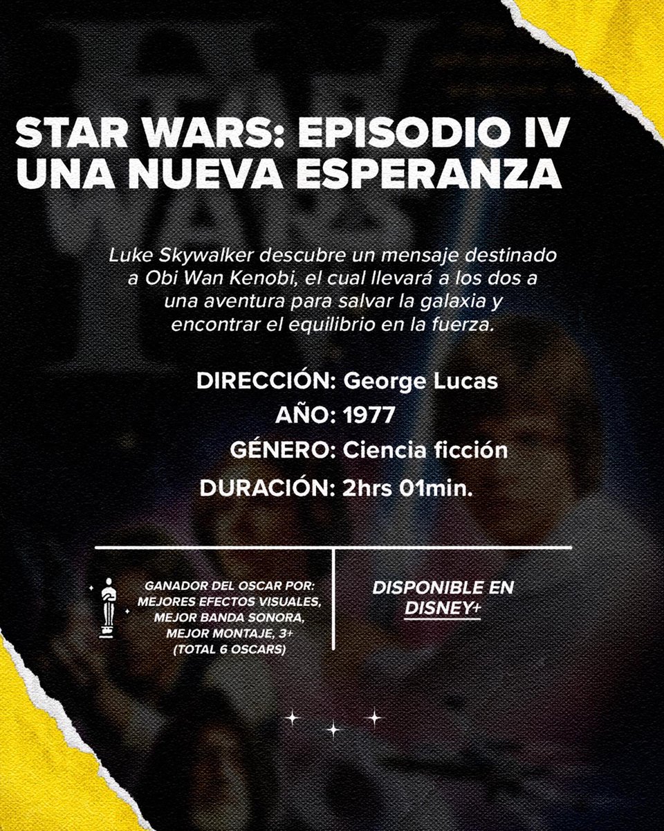 atprcd's tweet photo. ¡Hoy te recomendamos un clásico y obra maestra del cine! Y que la fuerza te acompañe esta semana 😉

📸@JosueRamirez07 

#movies #video #movie #film #films #actor #actress #cinema #dvd #vhs #AtpCine #movieoftheday #peliculadelasemana https://t.co/S6FkKjaOtb