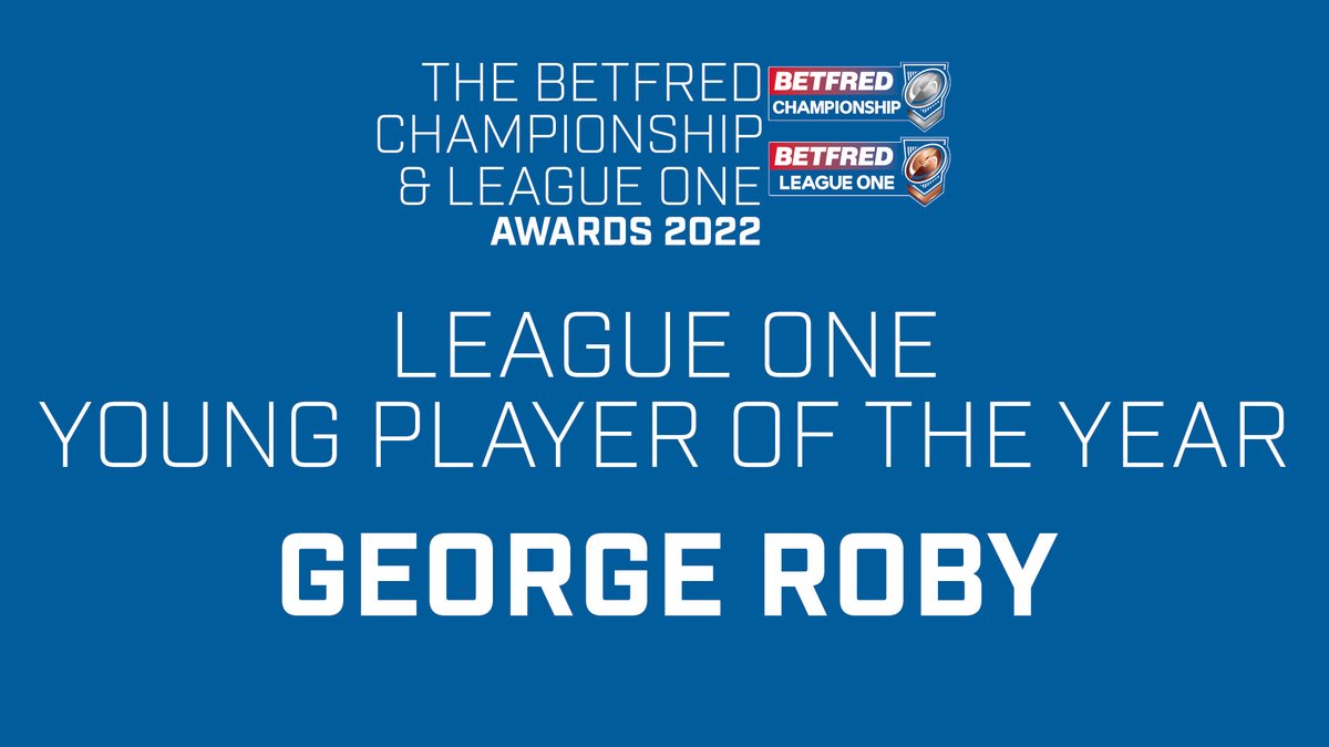 TheRFL's tweet photo. 👏 The winner is.... @Swinton_Lions' George Roby! https://t.co/yWV19Na1xQ