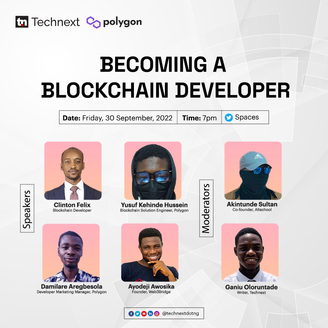 Technext Spaces: Becoming a Blockchain Developer