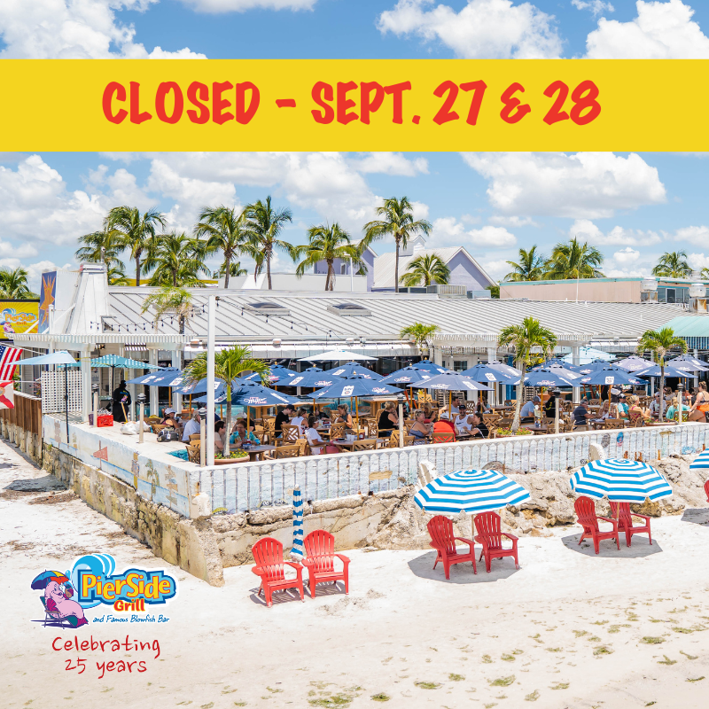 Due to Hurricane Ian, we will be closed Tuesday, Sept. 27 &amp; Wednesday, Sept. 28. Stay safe and we hope to see you later this week!