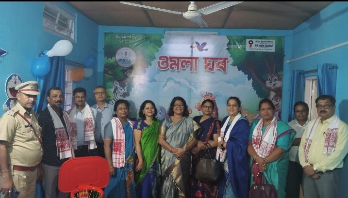 sharma_barnali's tweet photo. Inaugurated a crèche facility (Umola Ghar) in Central Jail, #Jorhat, in association with SMC '89 @OilIndiaLimited.
This is one of the steps for #PrisonReforms in #Assam and inclusive development in #AssamPrisons. https://t.co/N5ep02OLaq