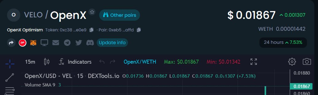 Some cool arbs to do between @OpenSwap_one and @VelodromeFi