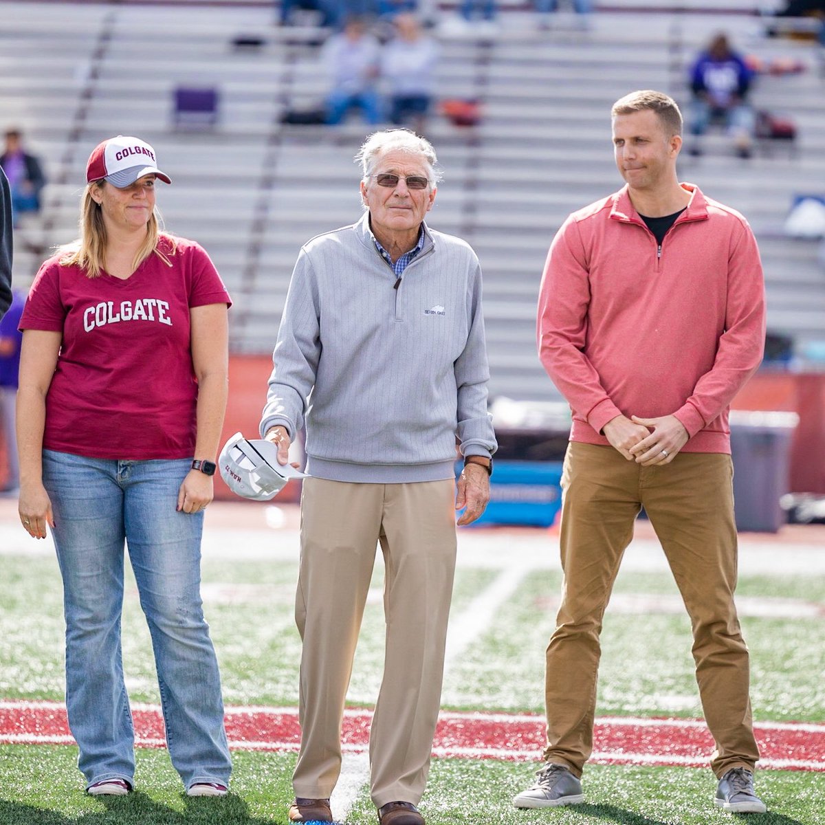 Congrats to former Colgate administrator and hockey coach Braden Houston who was inducted into the Colgate Athletics Hall of Honor this past weekend! #Commit