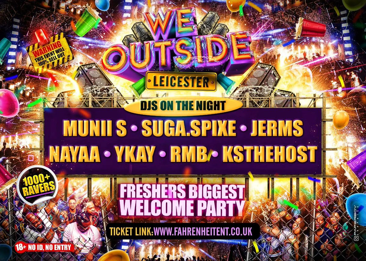 WE OUTSIDE LEI 🎉
LAST 50 TICKETS ✅
DO NOT LACK 😴😴
LINK IN THE BIO 📲