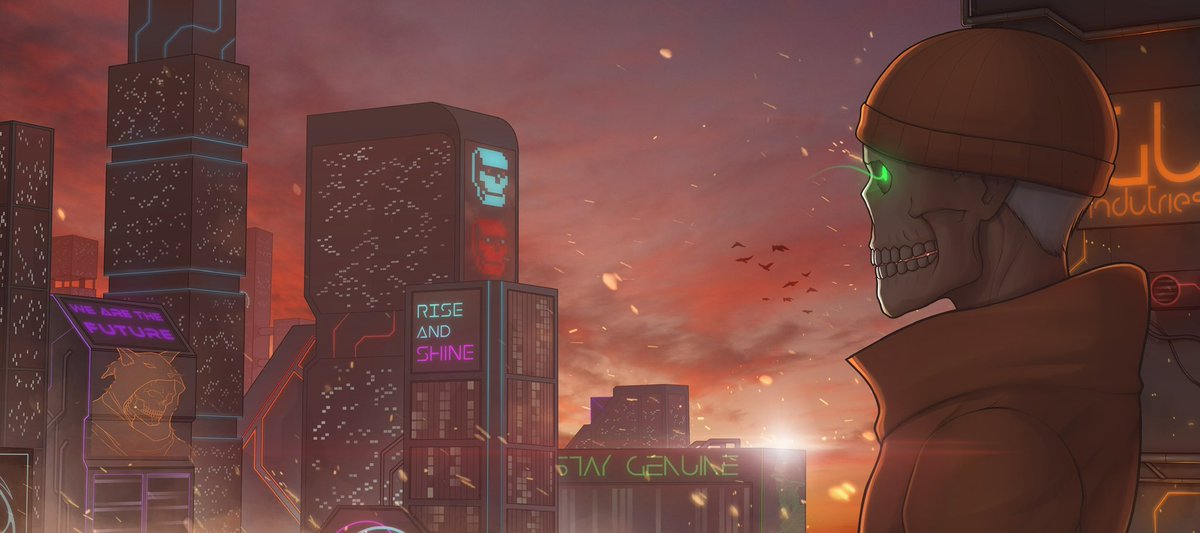 1/🧵

The art is amazing on its own right? But what if you had passionate people working their asses off fueled off the realm of what’s possible?

They’re not worried about a big payday mint and not even financially motivated… you have to think, they’ve only just begun, surely.
