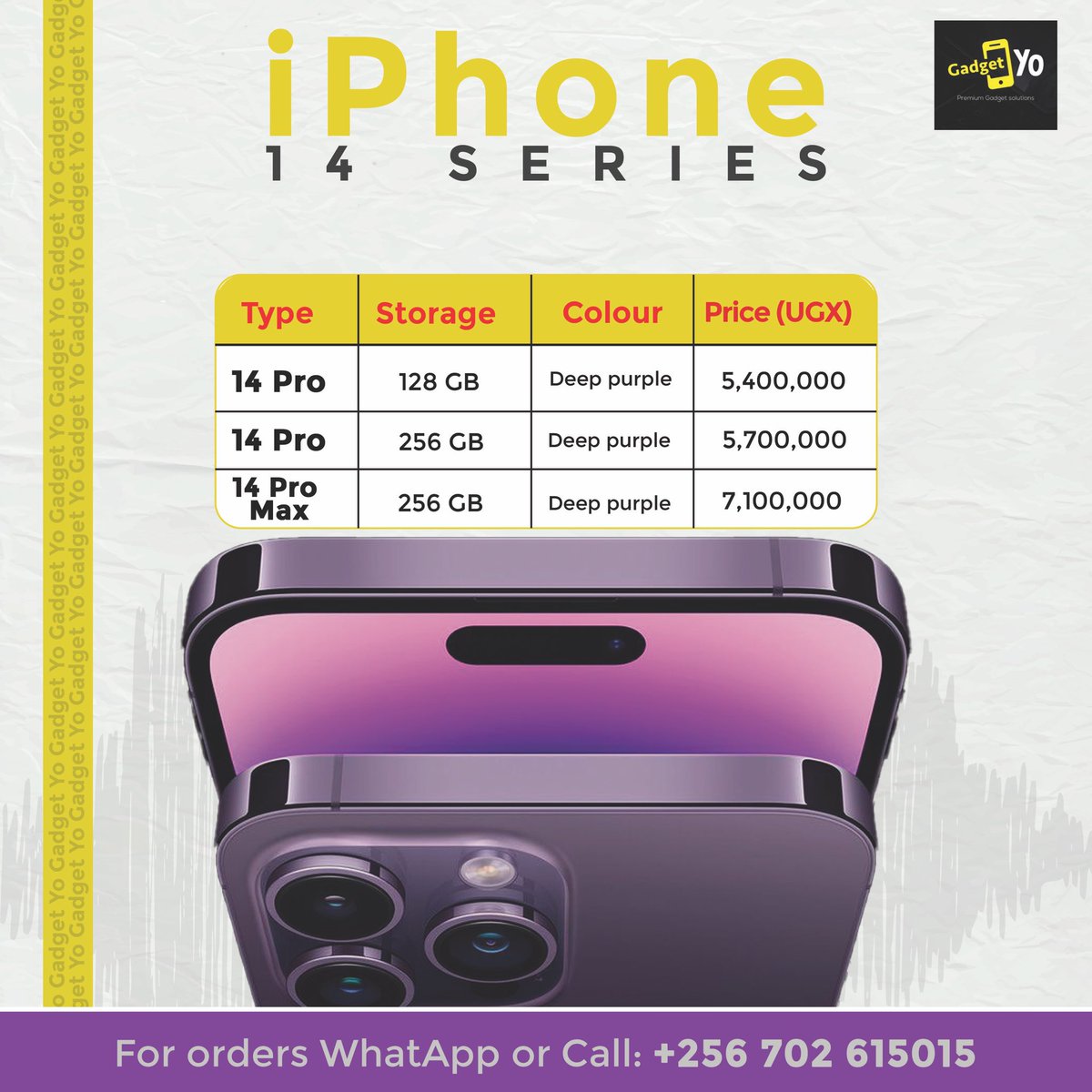Get the best deal in town on the latest Apple iPhone

Orders your today  

0702615015