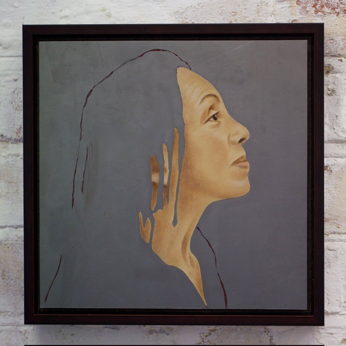 AndreaTyrimos's tweet photo. Paulette II 
Oil on steel
28 x 28cm
#mentalhealthawareness

#AndreaTyrimos #contemporaryart https://t.co/NrHls0y4Y0