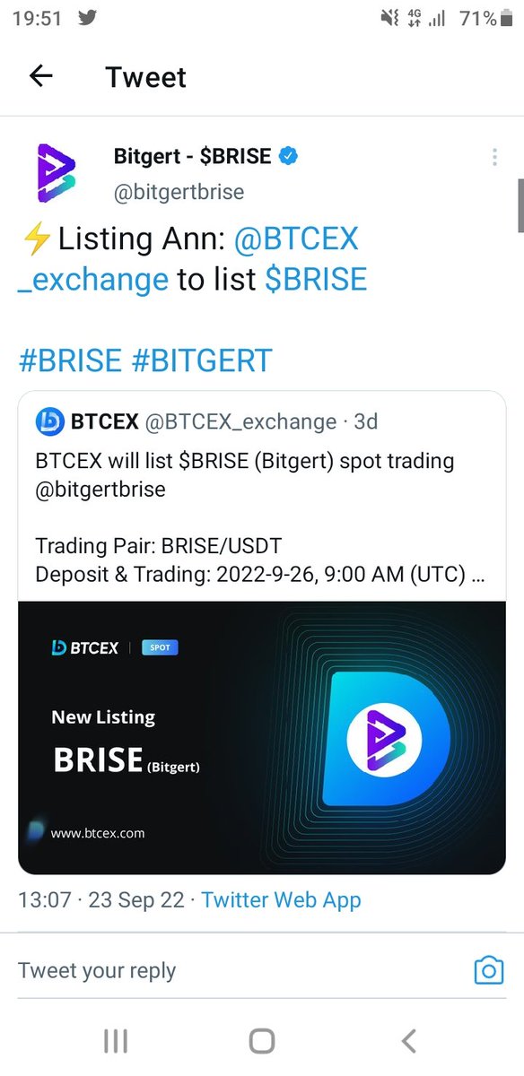 BITGERT $BRISE 🏅COMMANDER tweet media