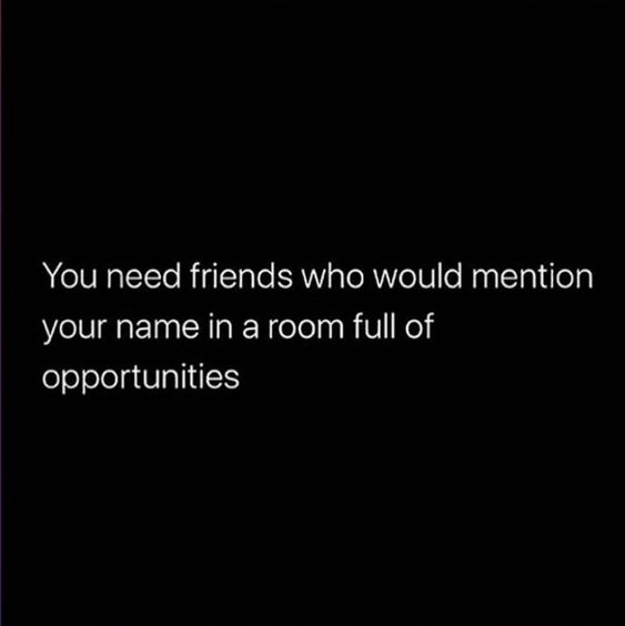 Shout out to the real ones.