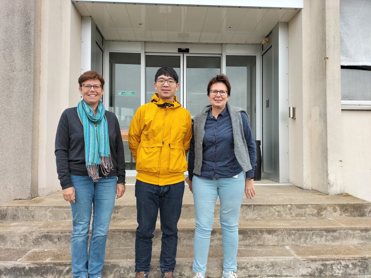 Lin-Liang Peng, Livestock Research Institute, Taiwan, visiting #UMR_Pegase this day, interested by genetics, local breeds and physiology of heat stress.