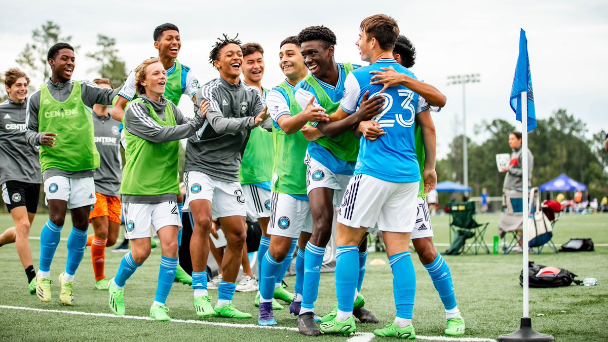 CharlotteFC's tweet photo. Our Academy served the crown well during their season opener 👑 https://t.co/J4RzjXq1Ts