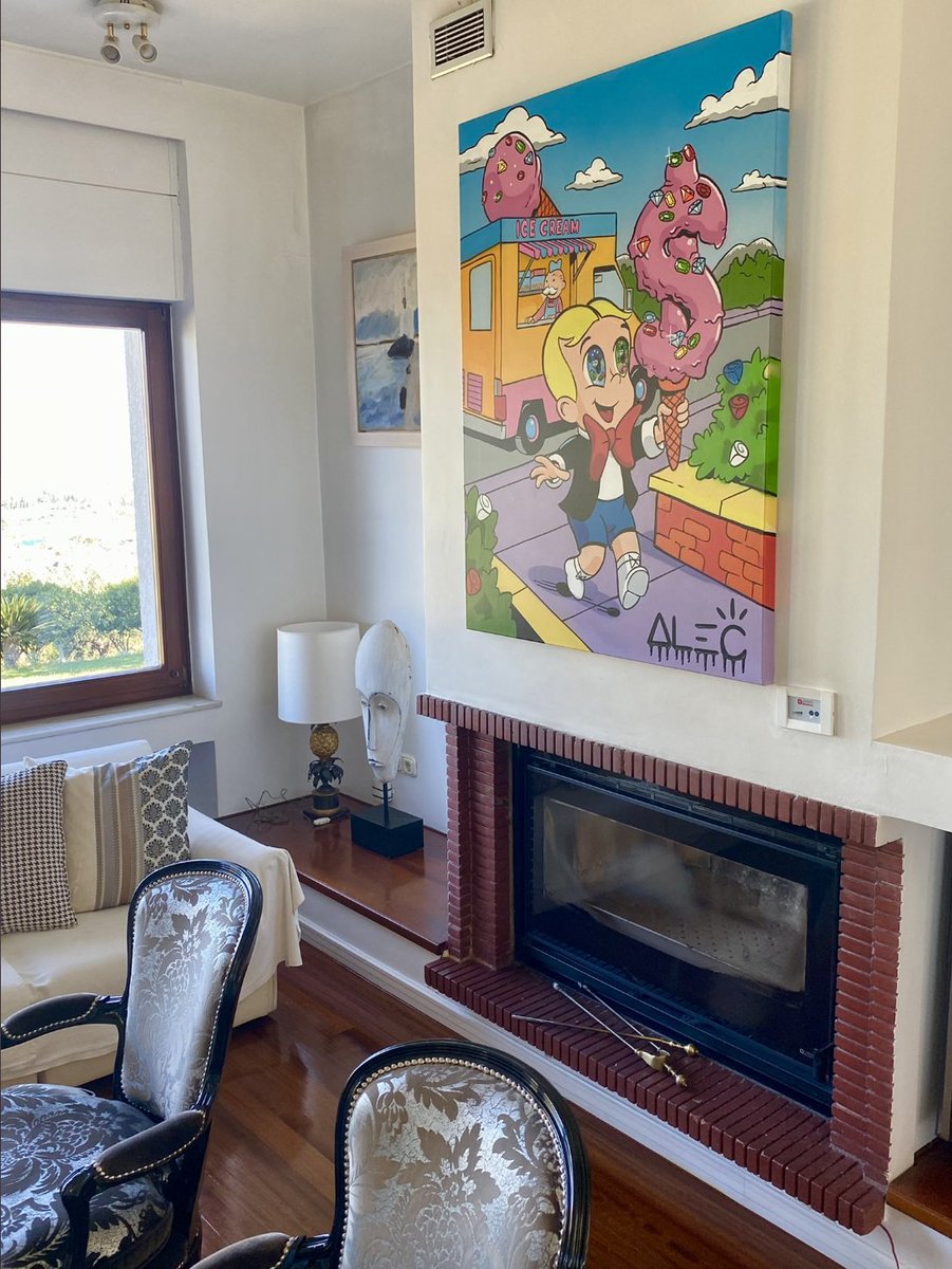 ragstorichienft's tweet photo. Richie's ICEY Cream is finally with its new owner, @Peligunsmykonos 🎉

Retailing fo $75K, it's the first piece part of the $1M GVA in Art pieces by @alecmonopoly for #RagstoRichie holders!🖼

The owner of a very special letter will receive the next piece of the GVA 💌 https://t.co/BMs6RpOd3M