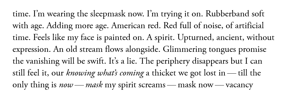 bit of gentle #inspirationposting for your morning... The Mask Now by the incredible Jorie Graham is just. Wow. right???