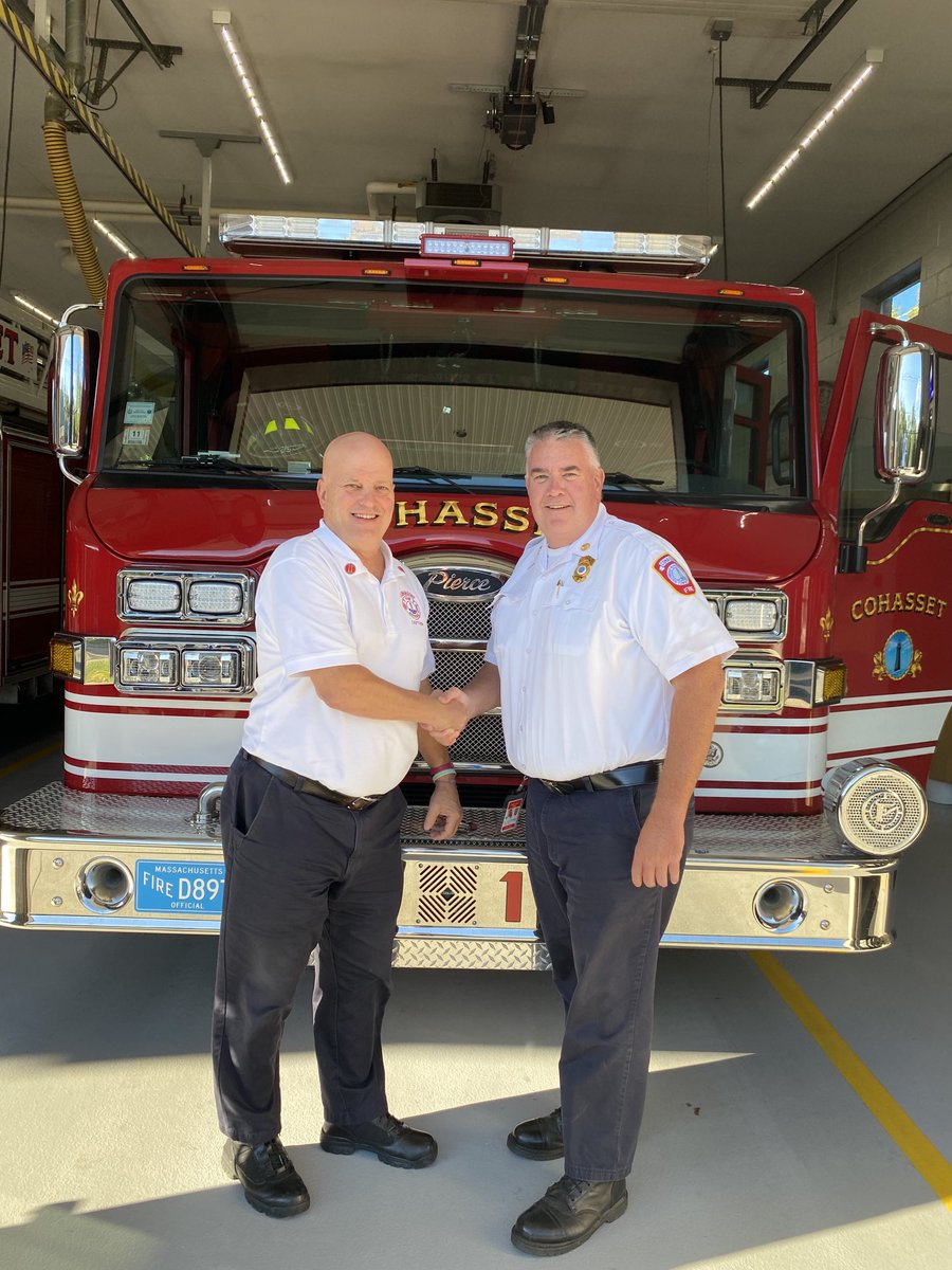 Congratulations to Captain Francis Mahoney Jr.  who is working his last shift as Group 1 Shift Commander. Thank you for your 34 years of service to the Town of Cohasset