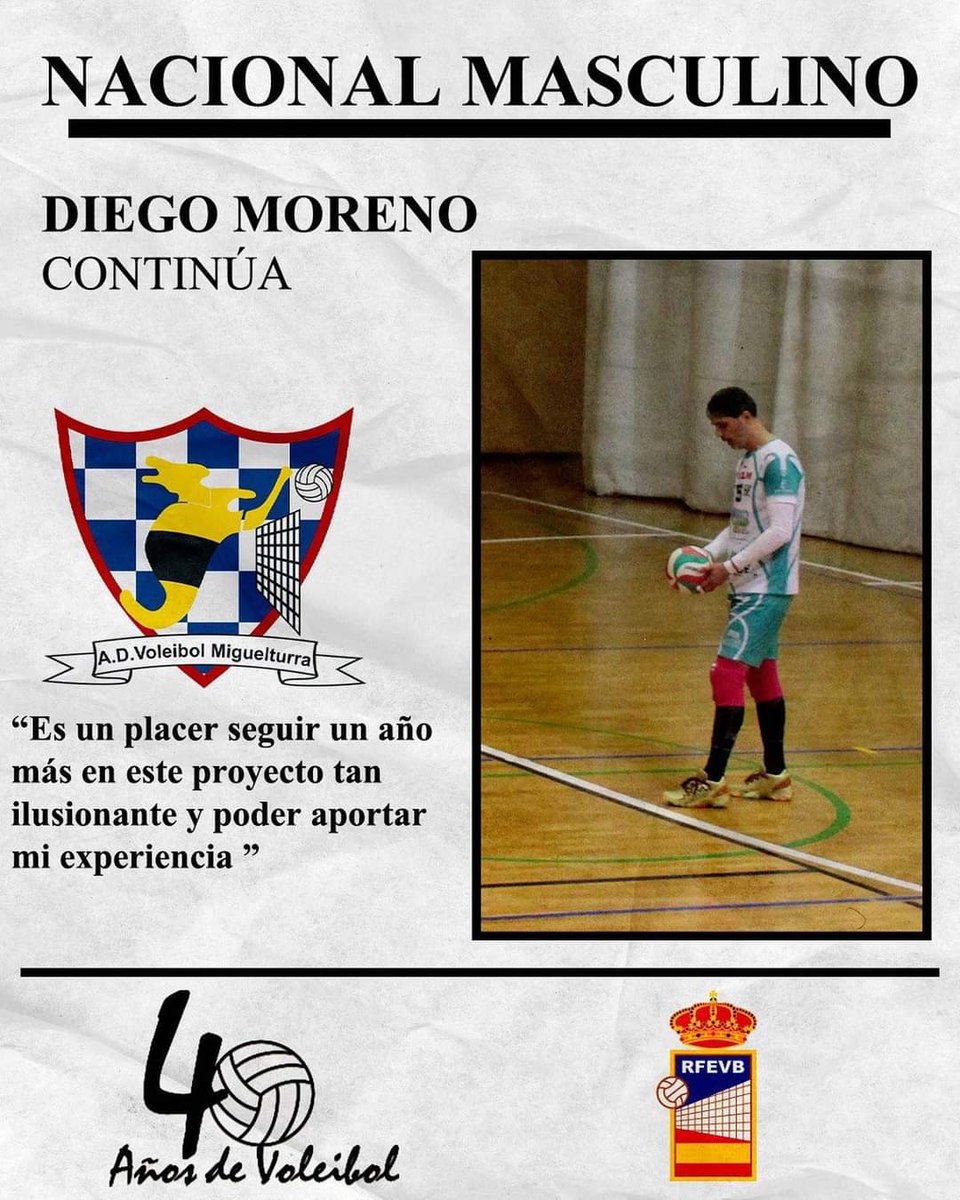 ADVMiguelturra's tweet photo. Año tras año sigue una temporada más   💙💛

#40añosdevoleibol

@federacionvoleibol #primeranacional

@diariodemiguelturra

#voleibol #volleyball #voleybol #voley #ball #fvcm #rfevb #castillalamancha #ciudadreal #calatrava @deporteclm
#miguelturra #orgullochurriego #aniversario https://t.co/f1yPXTSJlb