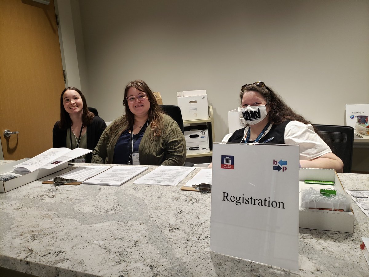 Registration is OPEN! Come visit these 3 at our registration booth to collect your conference packet and name tag!
#bpe2022