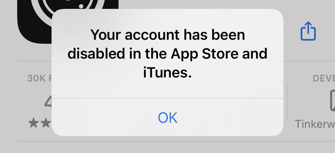 Apple permanently disabled my account about month ago. I lost about $2,000 in my account and access to all the content I bought through the AppStore f