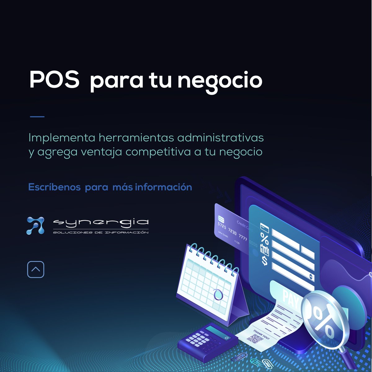 SynergiaSDI's tweet photo. Contar con POS en los negocio es indispensable, es una gran ventaja competitiva. Y tú ¿conoces a alguien que quiera implementar POS en su negocio?👨🏻‍💻📊
.
#Synergia #SolucionesDeInformacion #CrecimientoEmpresarial #Emprendimiento #POS #Guatemala https://t.co/5BmrDjqzbD