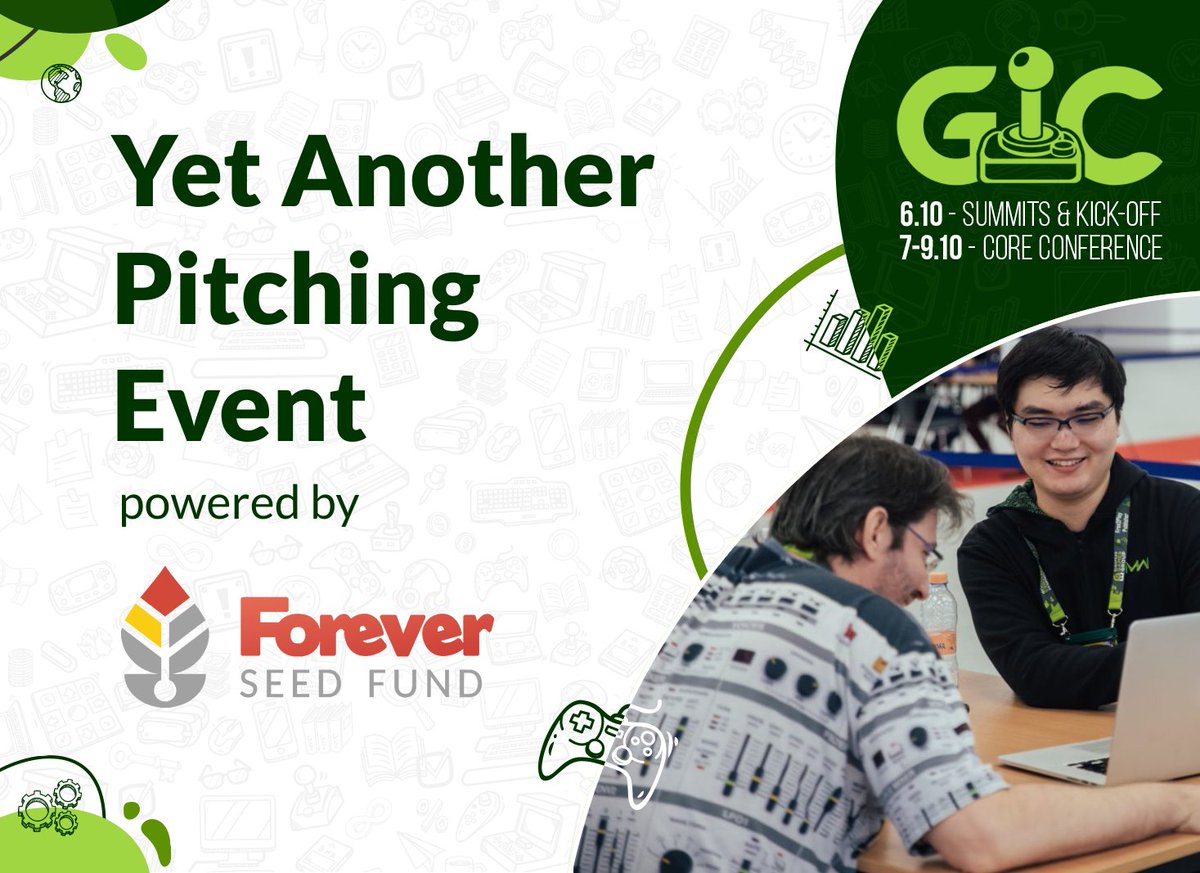 Together with Forever Seed Fund we organize Yet Another Pitching Event!
Don't miss this chance to pitch your game to investors, publishers, media, and platform holders. 
YAPE takes place on October 6th, just before our Before Party! 

gic.gd/yape/
#gamedev #indiedev