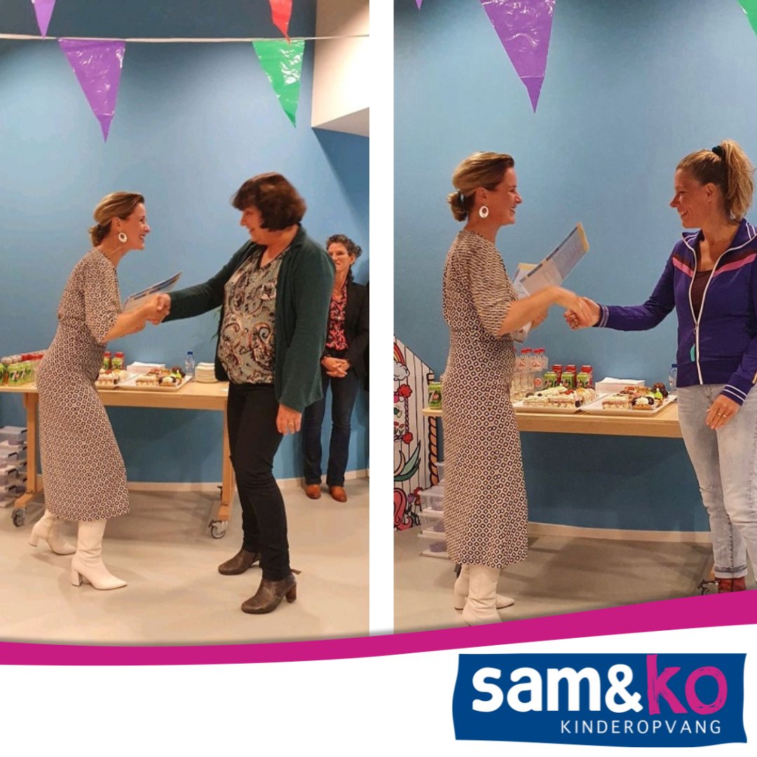 samenko's tweet photo. Onze VE (voorschoolse educatie)-coaches Yvonne de Winter en Tamara Tiggelovend zijn er klaar voor om hun kennis over te brengen aan de collega’s. Beide rondden onlangs namelijk de training ‘Piramide Train de Trainer’ met succes af! https://t.co/QzyeSnpp8N https://t.co/uftoojOETE