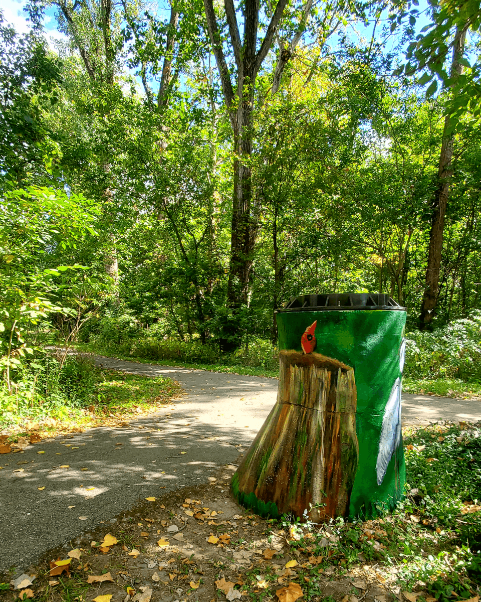 BrownsburgParks's tweet photo. Last week, the Brownsburg National Art Honor Society finished painting murals on two sewer covers at Arbuckle Acres Park!

These paintings help protect the concrete, resulting in maintenance savings while improving the appearance. https://t.co/PLrMpHizWf