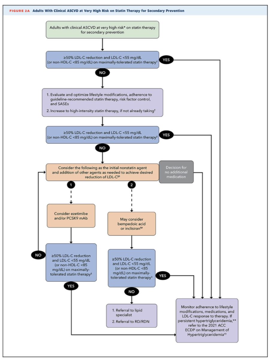 Ed_Alania's tweet photo. 2022 ACC Expert Consensus Decision Pathway: Nonstatin Therapies for LDL-Cholesterol⬇️ in the Management of Atherosclerotic CV Disease Risk @JACCJournals #cardioed #cardiology #cardiotwitter https://t.co/qjMumK0eiJ