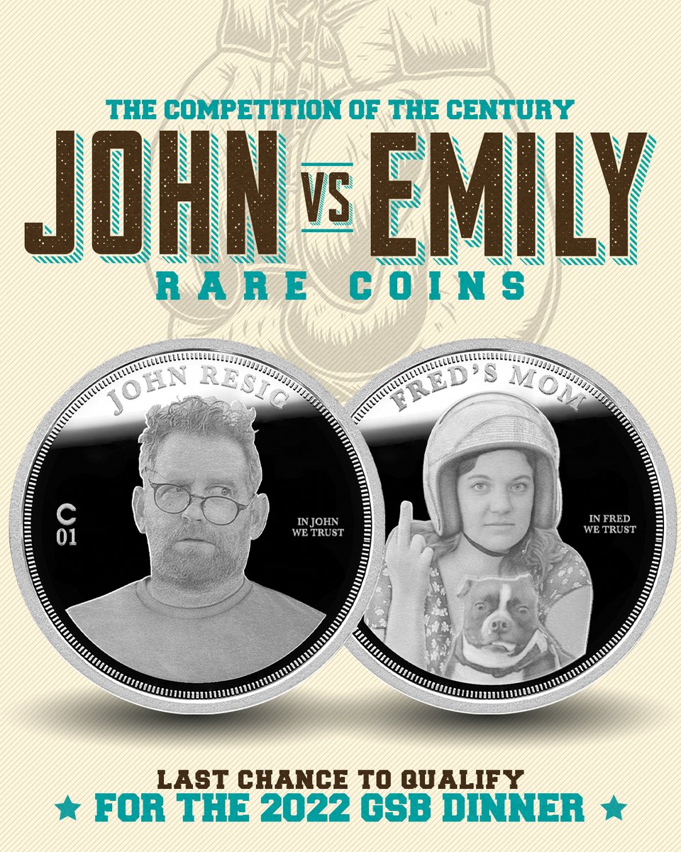 I know you guys are itching for more news about Destination Holders, but FIRST we have a coin off! John vs. Fred/Emily. Available to the public on 9/29 at 1PM EST. Sign up below to get V-VIP access a day before everyone else. Who will win? You decide! 🎉
thechivery.com/pages/chive-ra…
