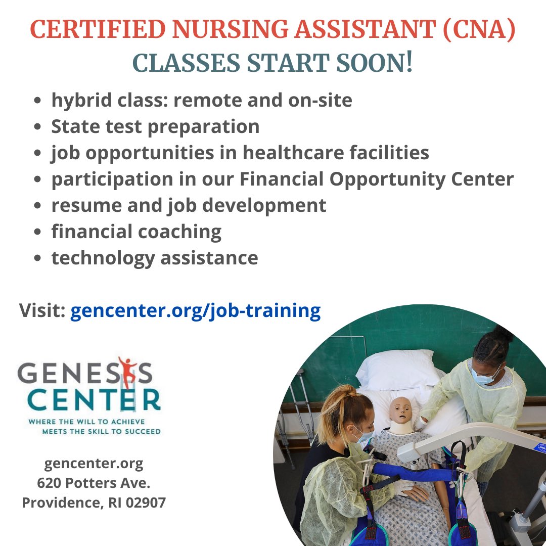 Our new CNA training program begins soon! Visit the link in bio for more information and to apply.