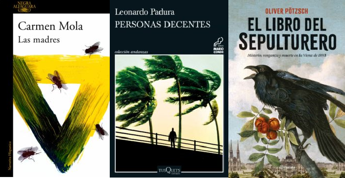 Las tres novelas negras más vendidas esta semana. 26/9/2022

Fuente: #CasadelLibro

1) #Lasmadres:   tidd.ly/3HeQt2m

2) #Personasdecentes:  tidd.ly/3BfVSVt

3) #Ellibrodelsepulturero:   tidd.ly/3OmkTlm