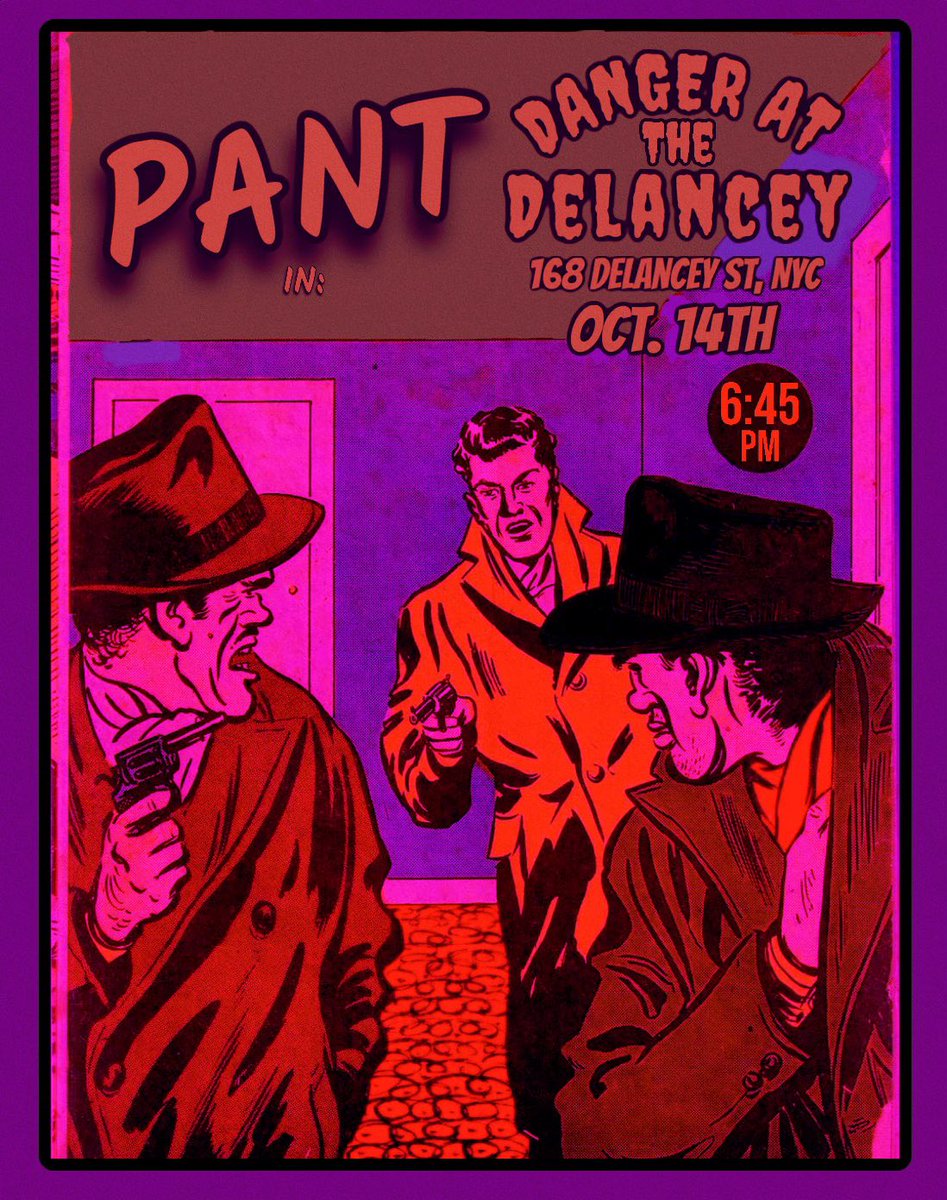 We back, baby!! Pant LIVE at <a href="/TheDelancey/">The Delancey</a> on Friday October 14th. Be there or be square