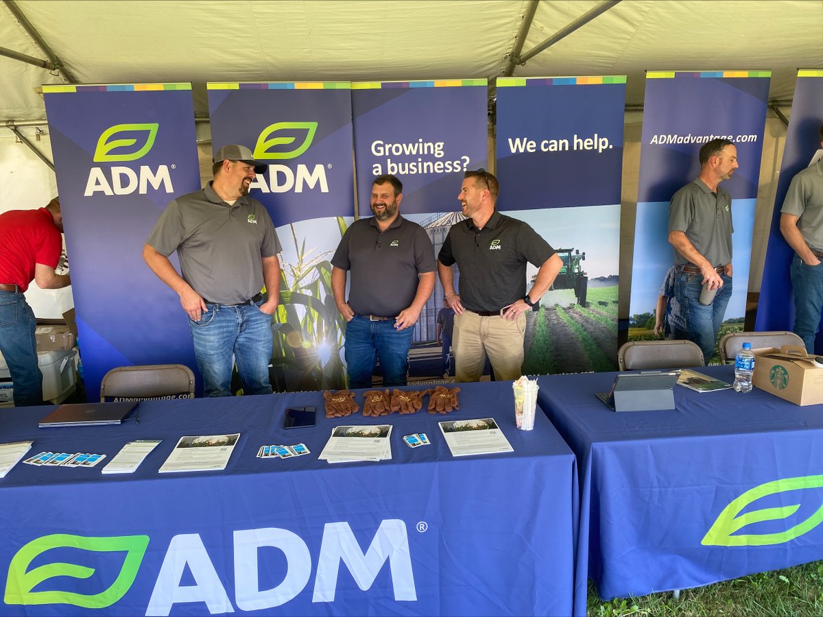 ADMFarmServices's tweet photo. It was a pleasure to make an appearance at Farm Science Review in London, OH and help to celebrate 60 years! Thank you to all who stopped by. We at ADM Farmer Services are proud to serve you.
#FSR22 https://t.co/TZ9v743GFd