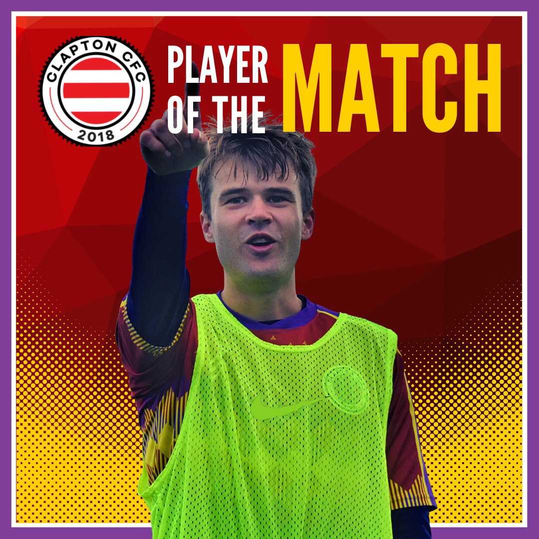 🏅  Fred Taylor is your player of the match for the men's first team win at Cricklewood Wanderers for his perfect hat-trick.

1️⃣ left foot
2️⃣ right foot
3️⃣ header