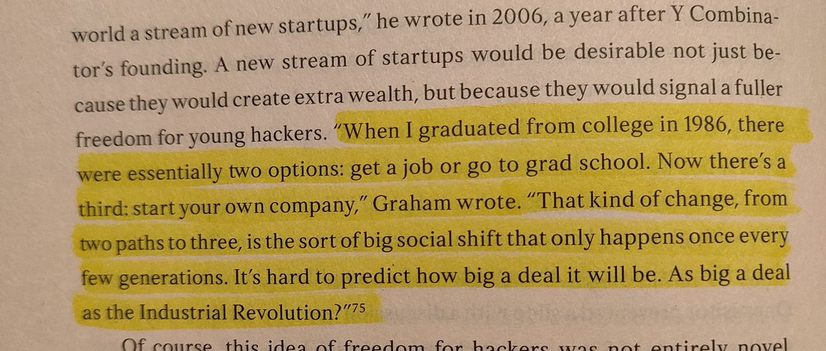 Rahul_J_Mathur's tweet photo. Worth reading this passage written by Paul Graham in 2006: https://t.co/PHxKL24KPl
