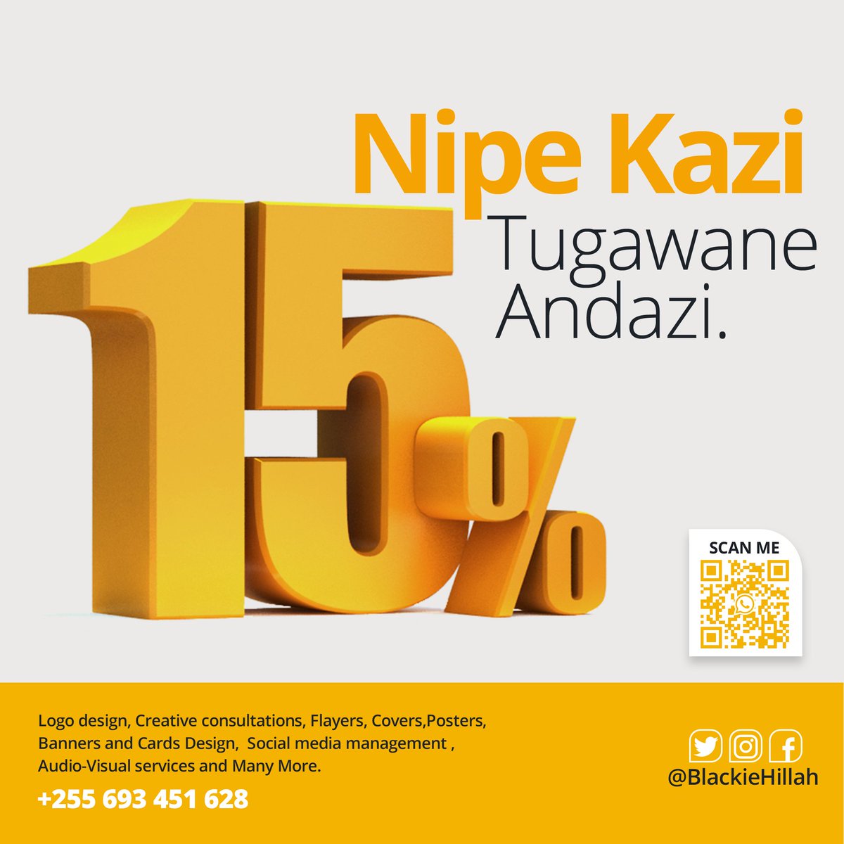 BlackieHillah's tweet photo. Nipe kazi, Tugawane Andazi (15%) 😋
Nipe kazi, Tugawane Michuzi (15%) 😋
_
kwa kila mteja wa Graphics ambaye utanipatia, Nitakupa 15%  ya Malipo. Vijani #Tuinuane 

Kazi ya Million, Utapata commission ya 150k 🤩😵 #NipeDili #NatafutaDalaliWaGraphics https://t.co/0eE3ETsVdS