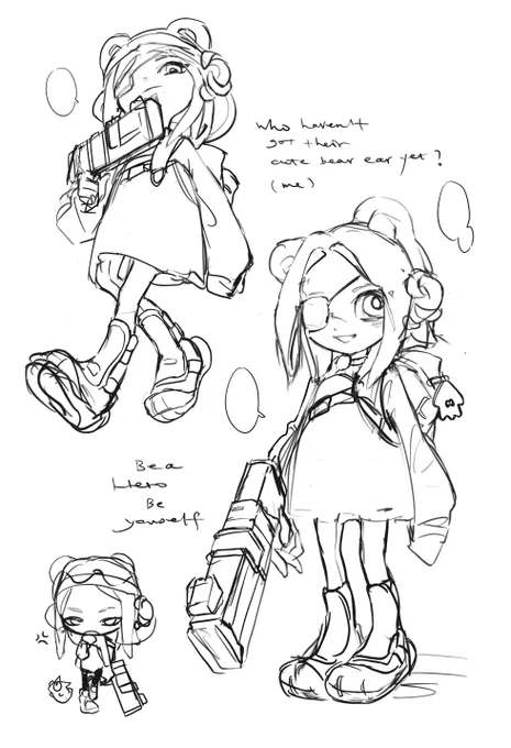 OC in the hero mode (ヒーローモード) 