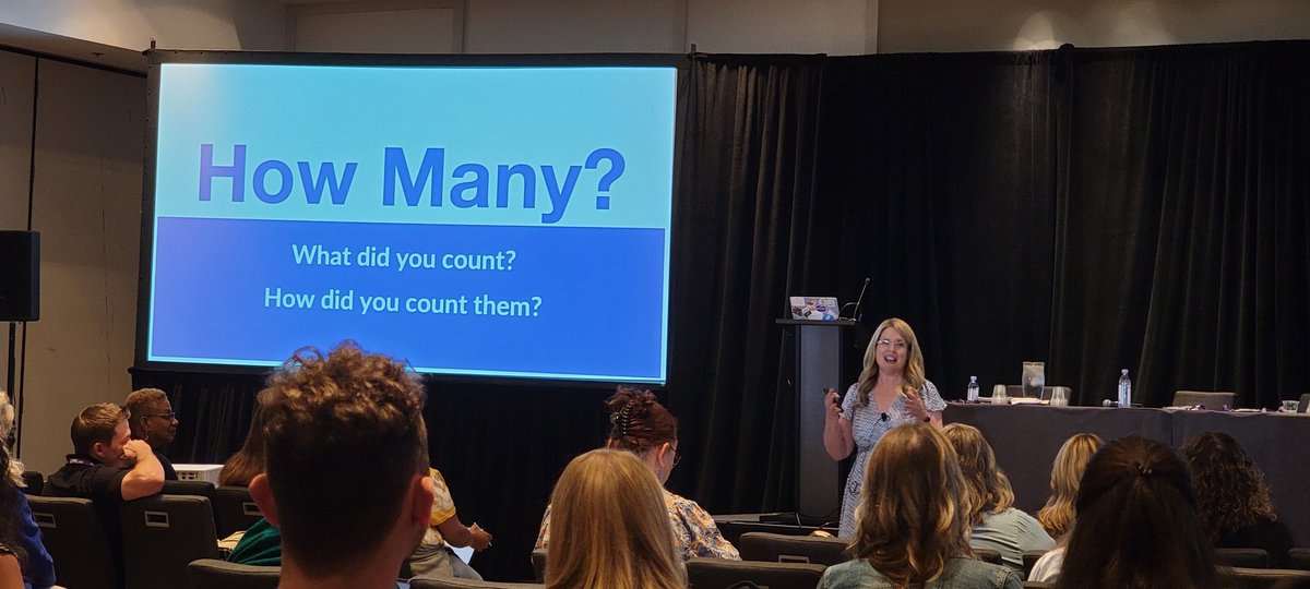 robertkaplinsky's tweet image. Learning from @MandyMathEd at #NCSM22 as she talks about applying Rough Draft Math in a district.